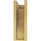 Ekena Millwork 5"W x 10"D x 15"H Classic Burlington Rough Cedar Woodgrain TimberThane Corbel, Primed Tan CORUR05X10X15BURRCPR - alternate 3